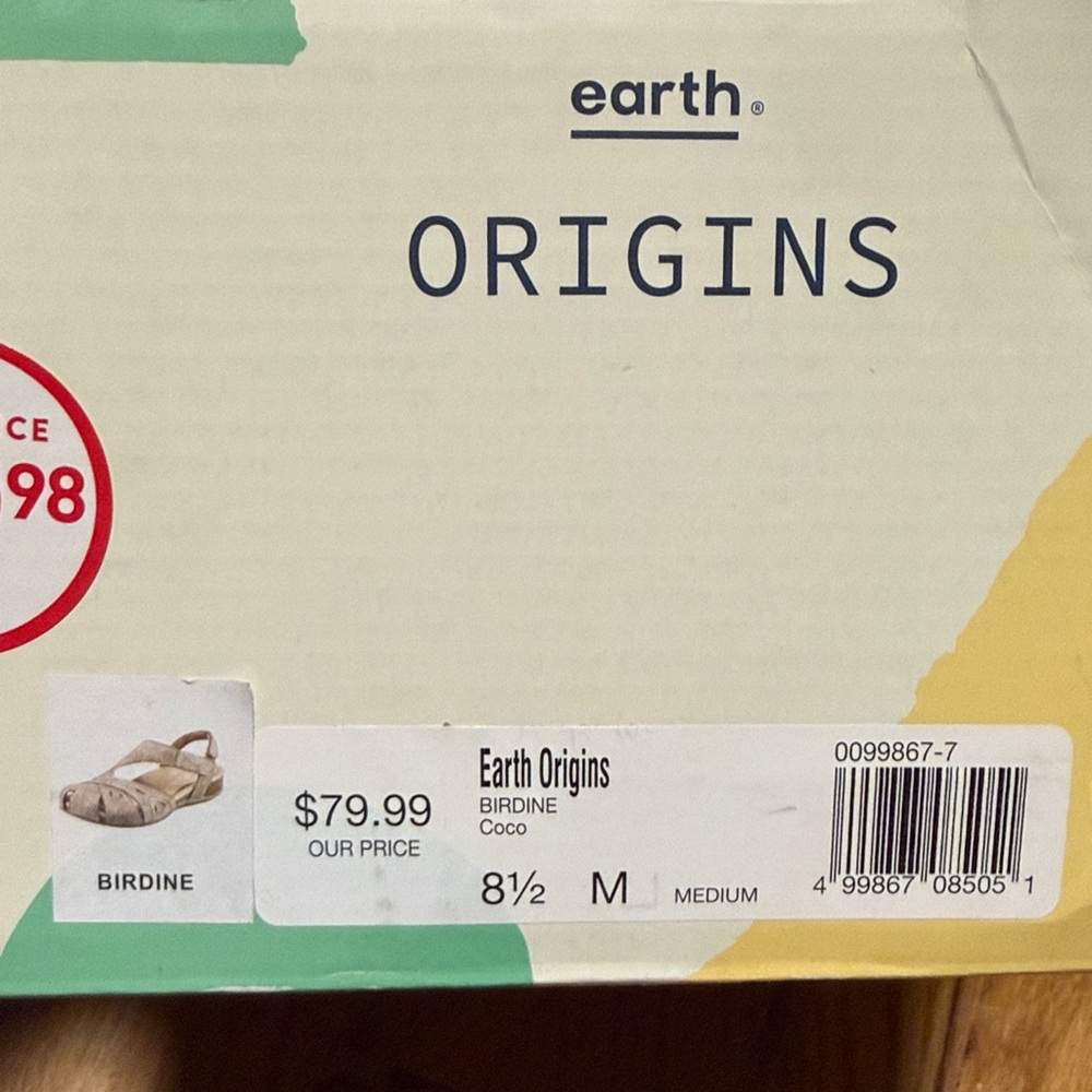 Earth Origins Birdine Coco Sandals in Beige